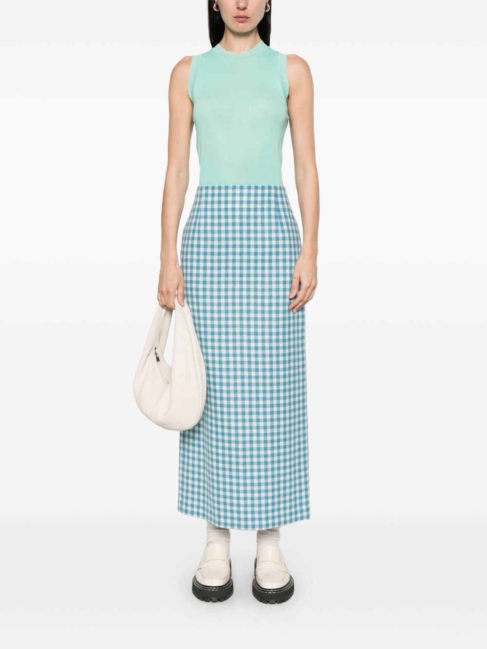 【AURALEE】AIRY SMOOTH CASHMERE SKIRT AURALEE Airy maxi skirt | REVERSIBLE