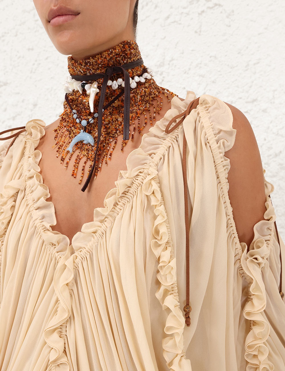 ILLUMINATE DRAPED BLOUSE - 5