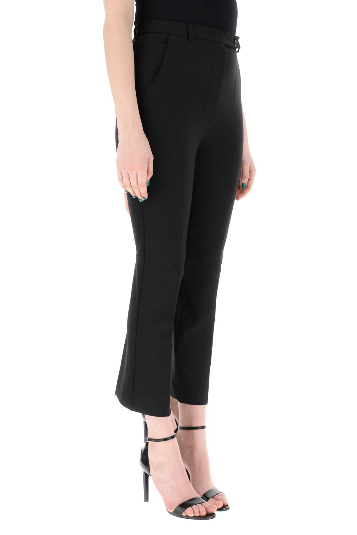 Sportmax Women Black Wool Navetta Pant - 3
