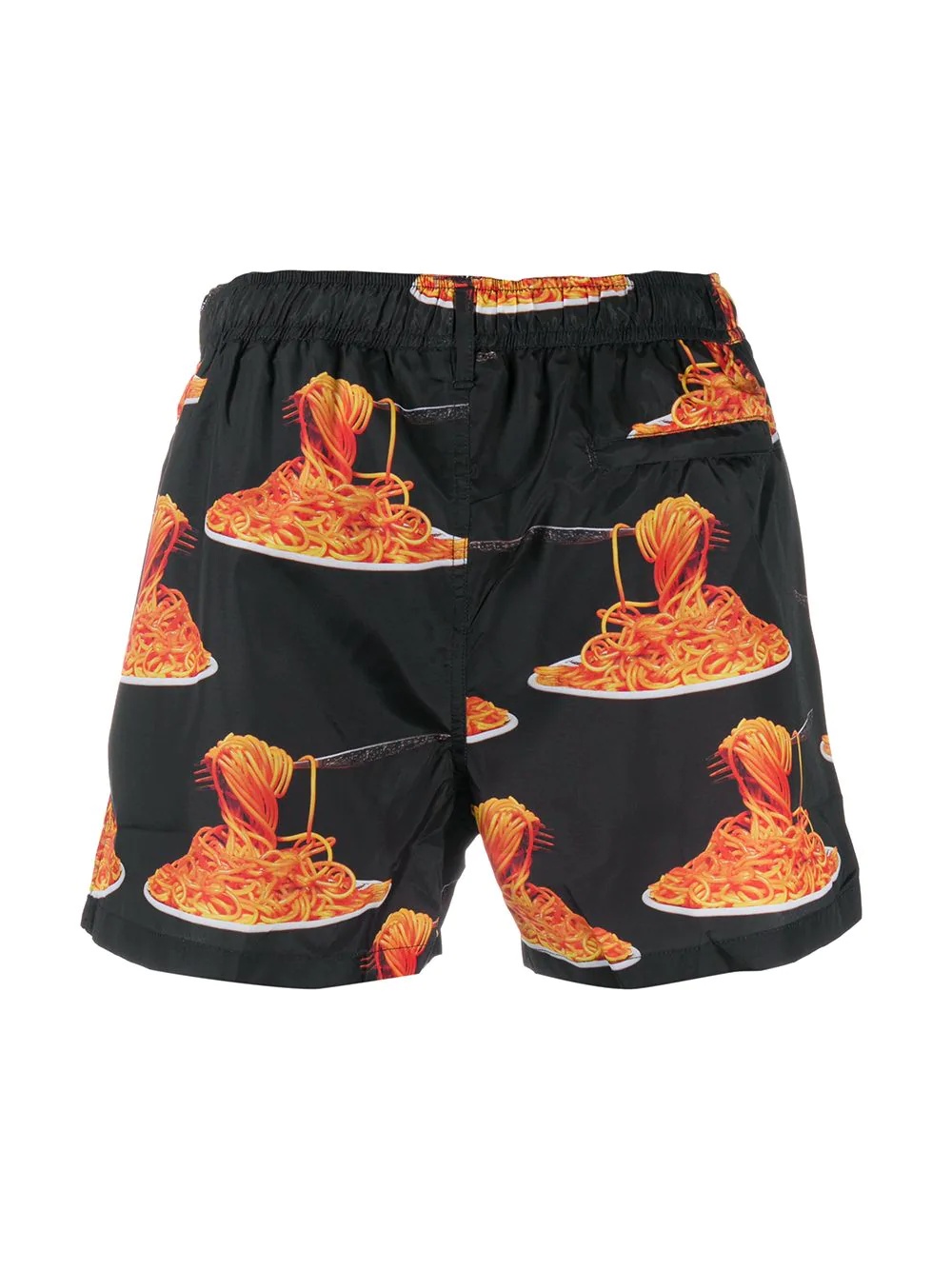 spaghetti-print swim shorts - 2