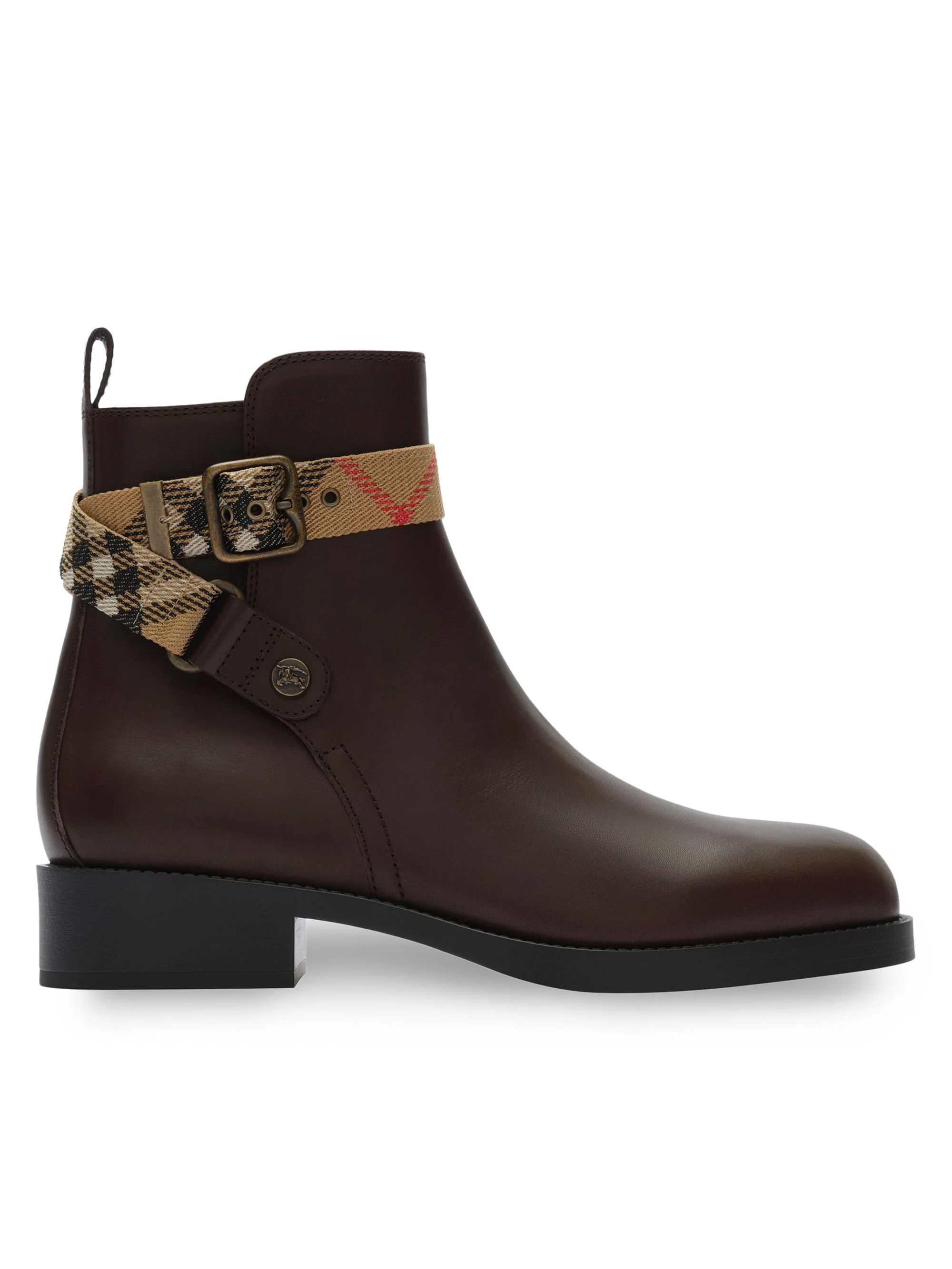 Women's Huntley Leather Ankle Boots - Treacle Brown - 1