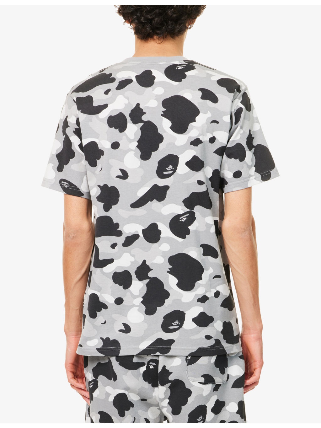 Camo College Graphic-Print Cotton T-Shirt - 4