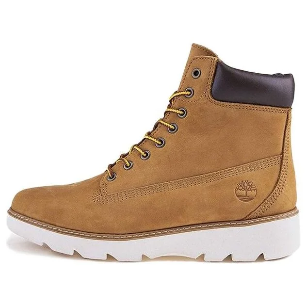 (WMNS) Timberland Keeley Field 6 Inch Wide-Fit Boot 'Wheat Nubuck' A26JB - 1