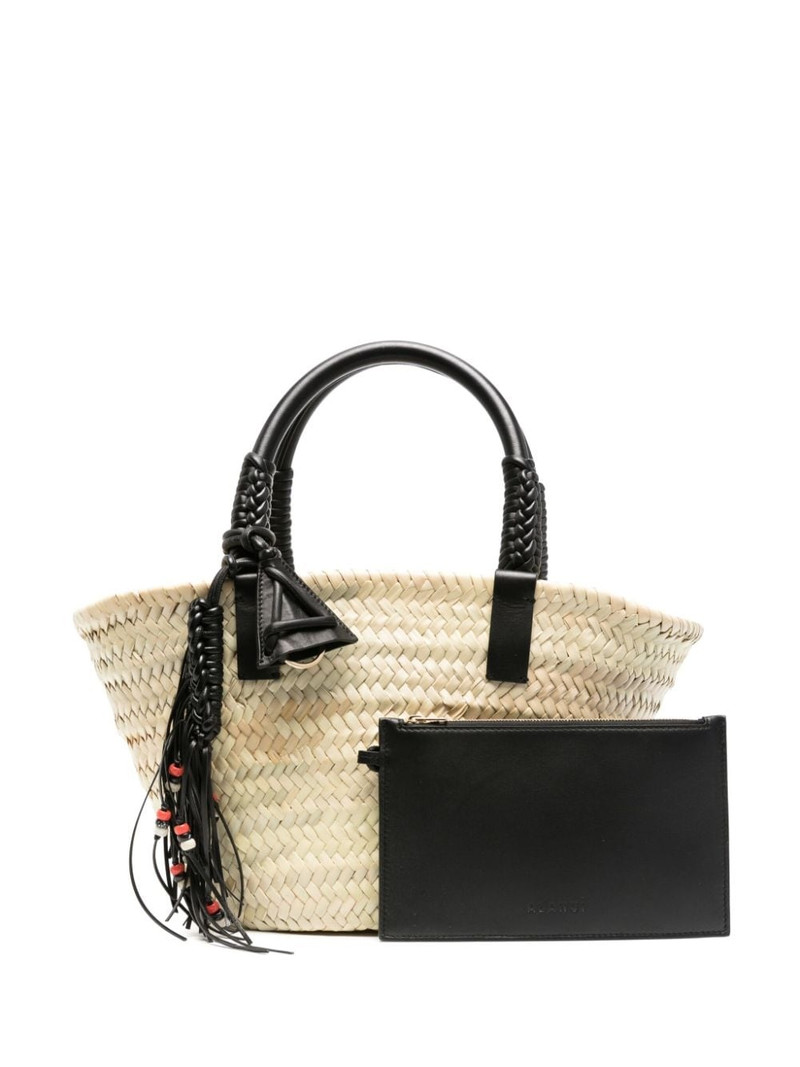 small Icon Palm Leaf tote bag 6