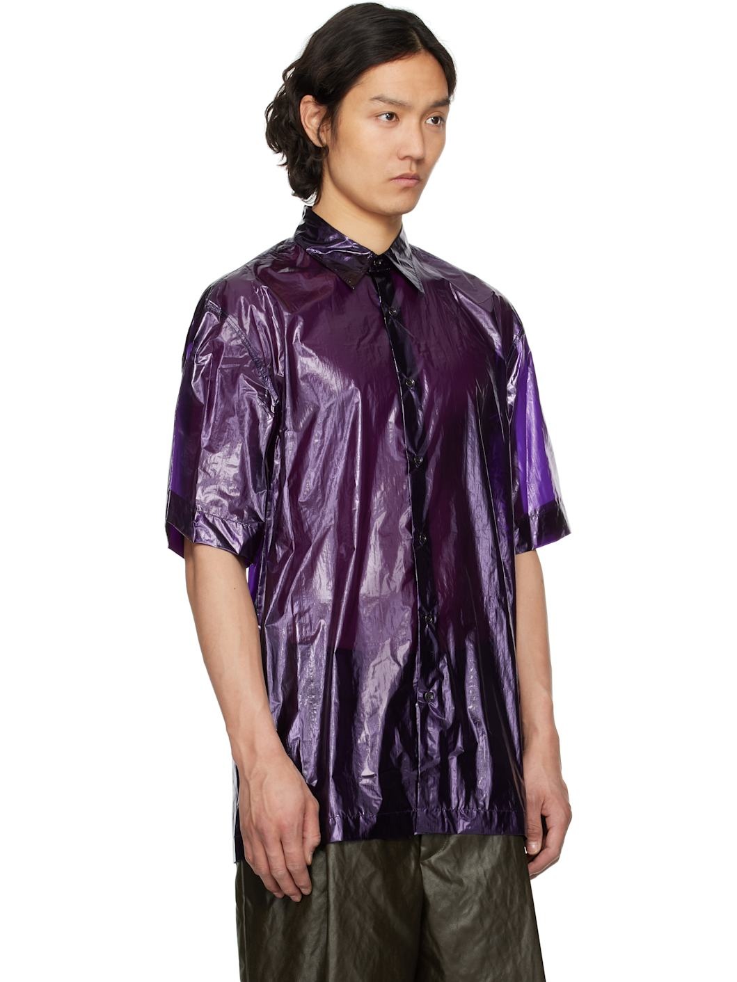 Purple Sheer Shirt - 2