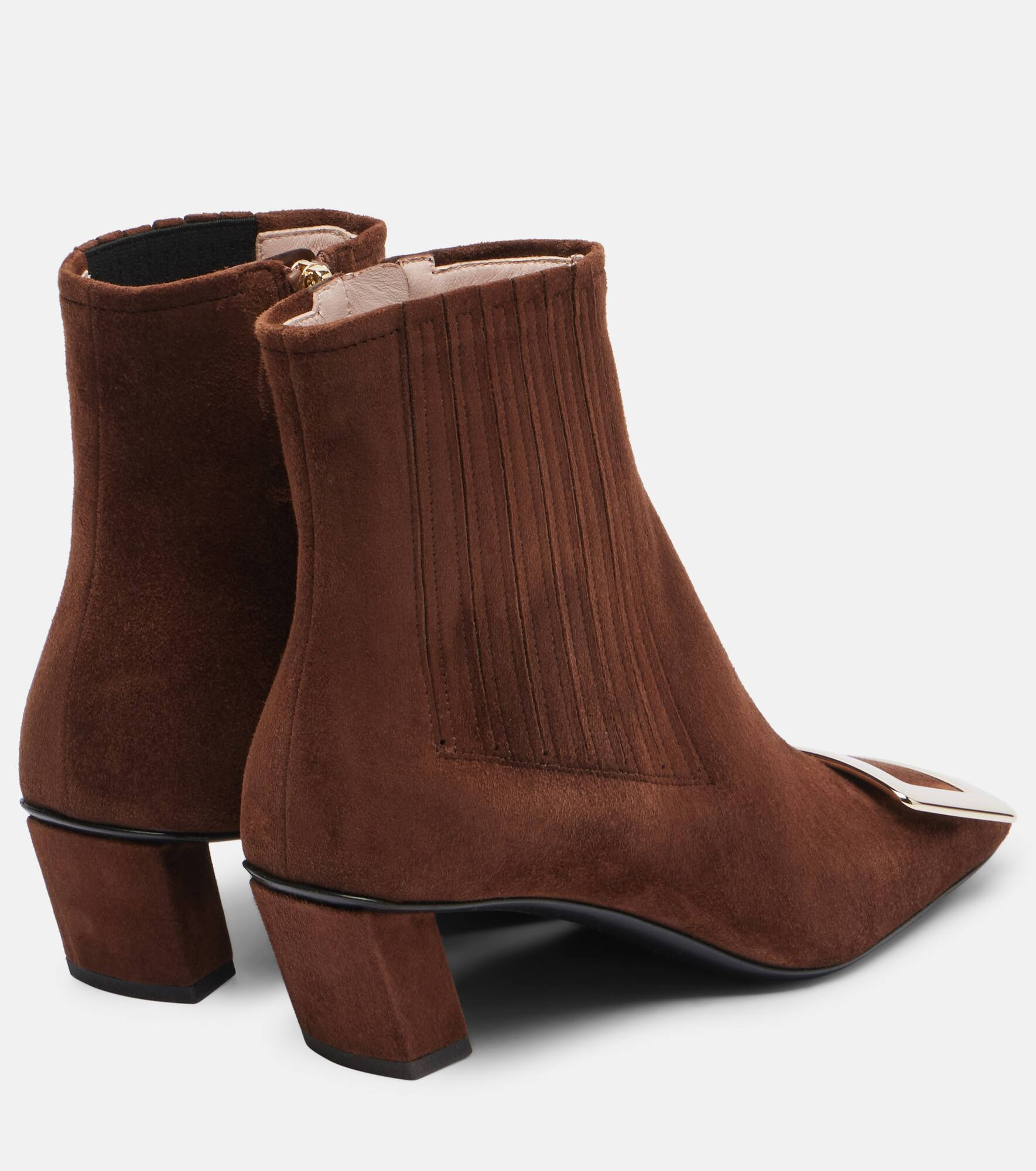 Belle Vivier 45 suede ankle boots - 2