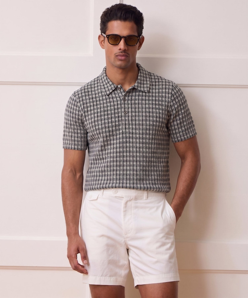 TODD SNYDER Portuguese Bouclé Polo outlook