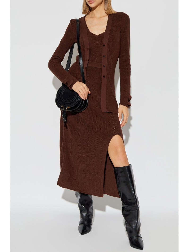 AERON Delos knitted maxi skirt outlook