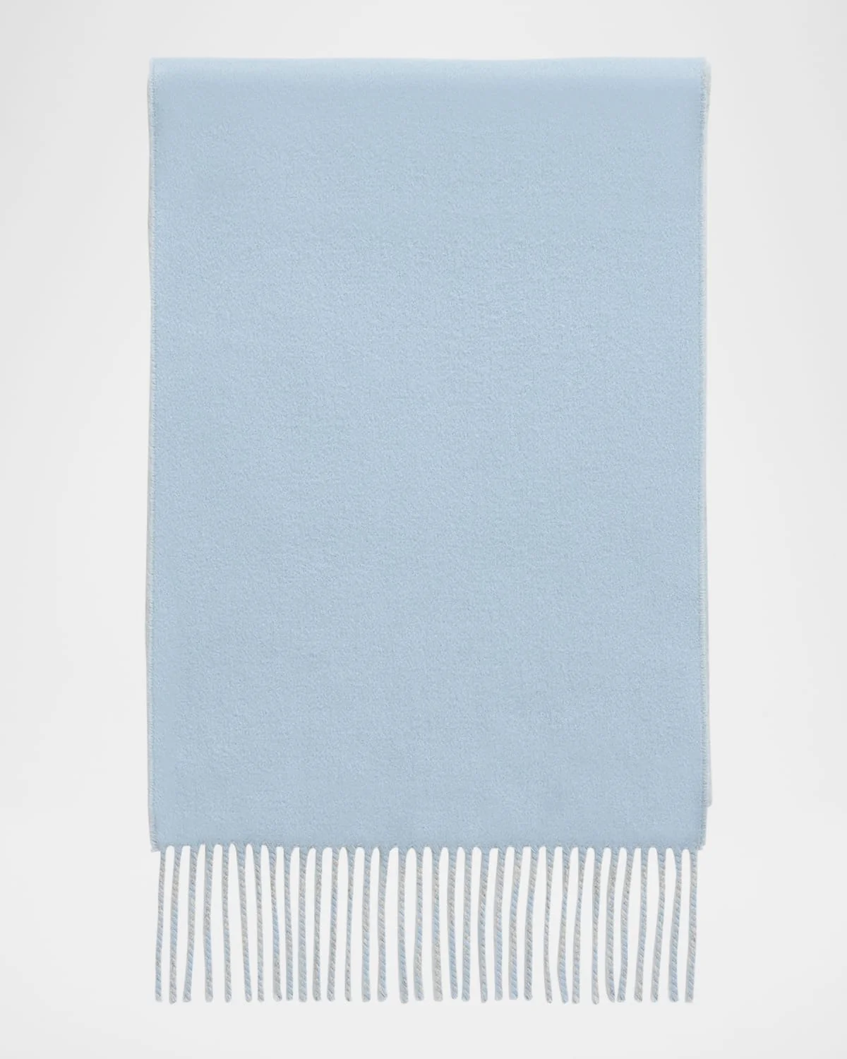 Men's Cashmere Double-Face EKD Embroidered Scarf - 1