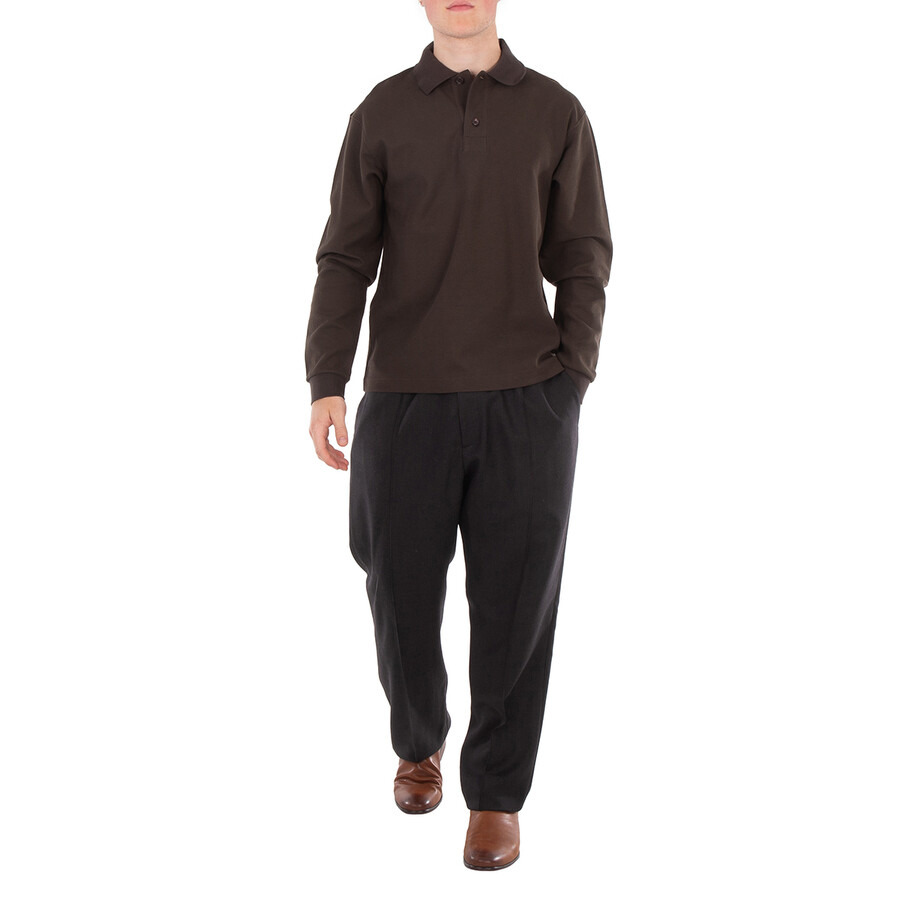 Burberry Long-sleeve Cotton Polo Shirt - 4