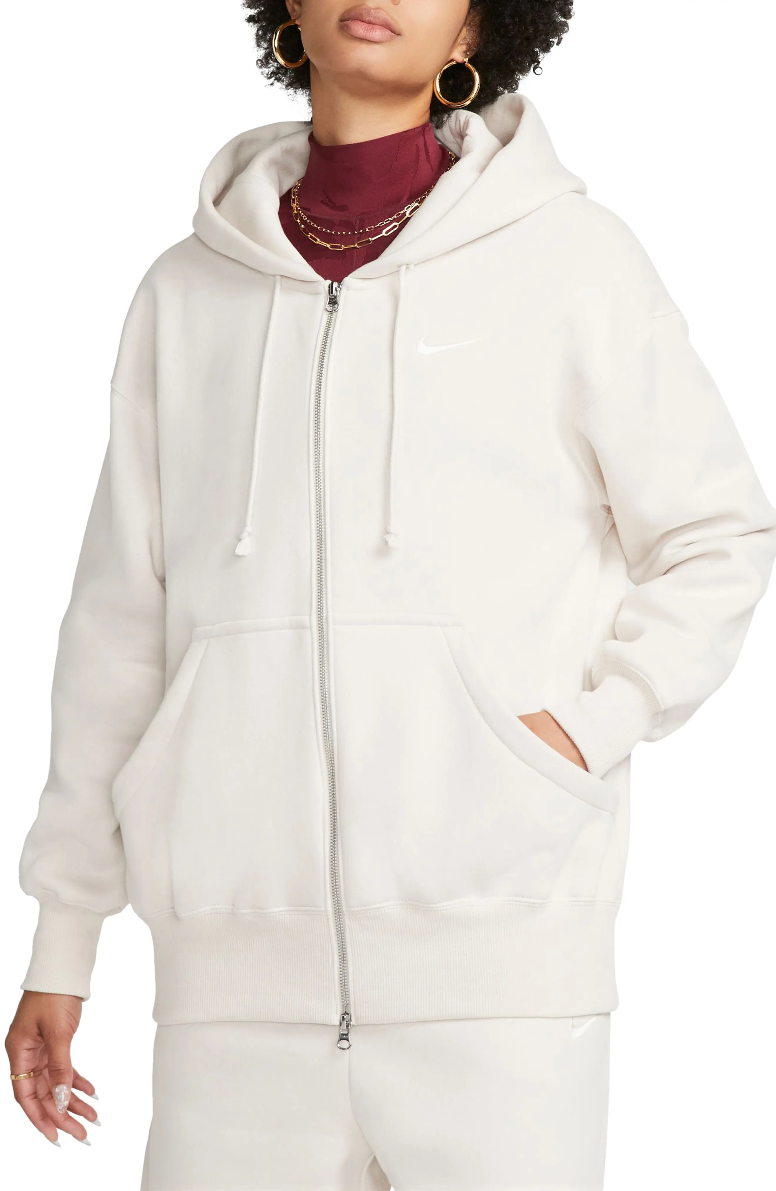 PHEENY Athletic fleece hoodie ivory フーディ PHEENY Athletic fleece hoodie ivory フーディ
