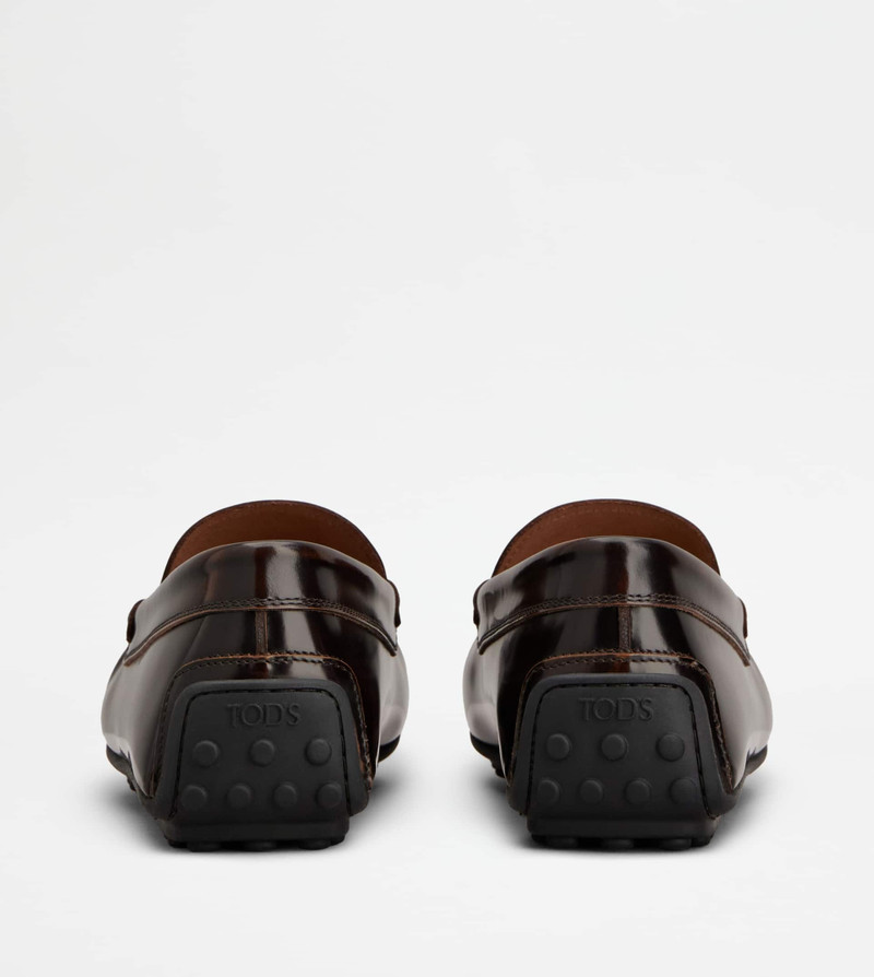 CITY GOMMINO DRIVING SHOES IN LEATHER - BROWN 3