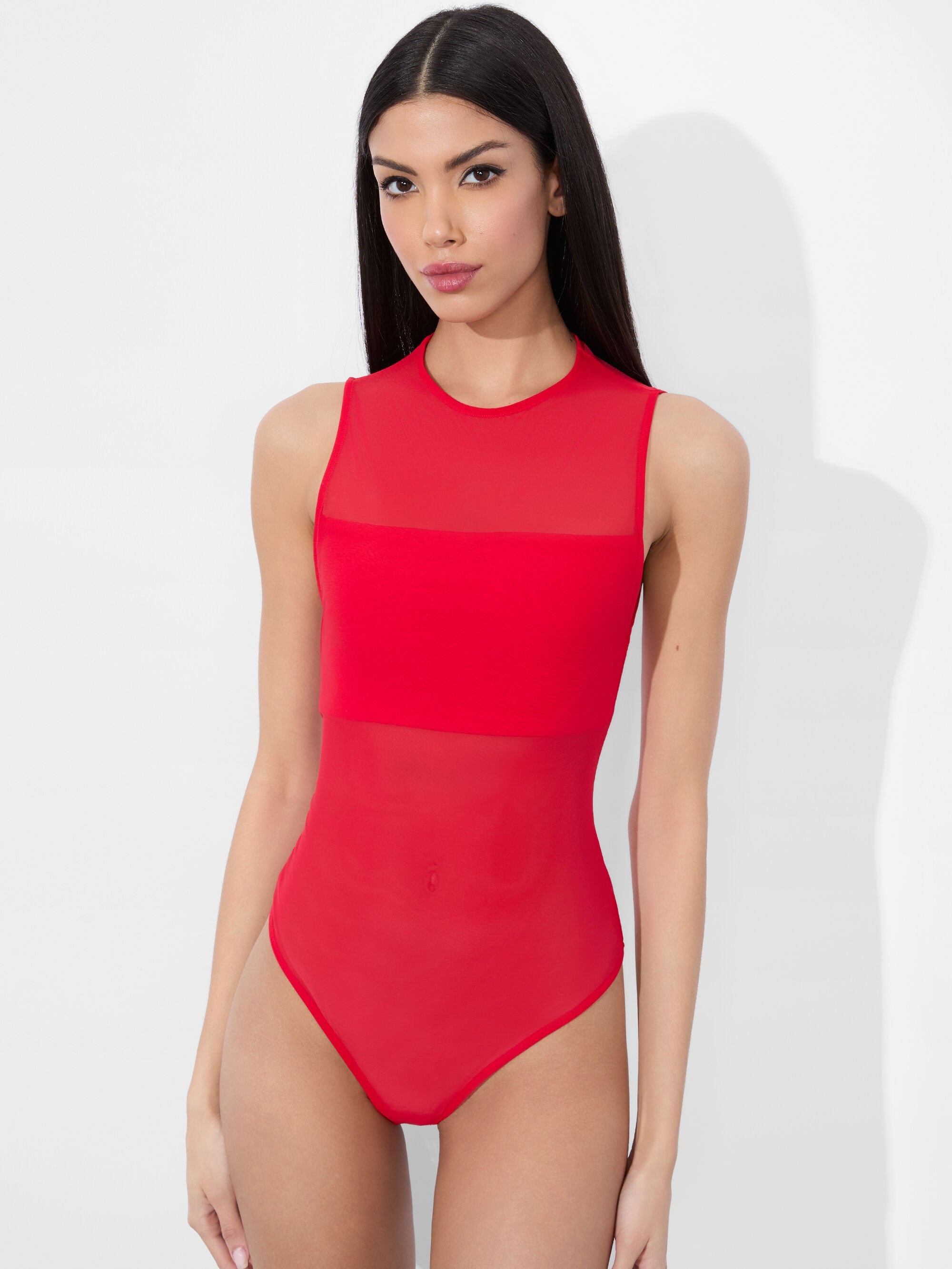 BANDEAU SLEEVELESS BODYSUIT - 2