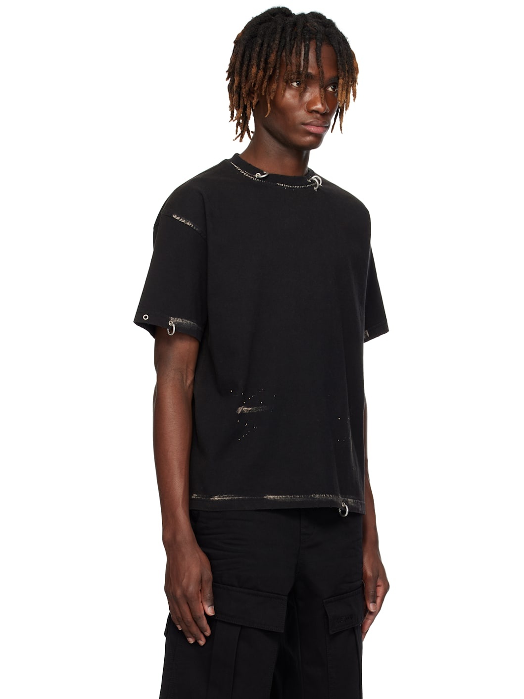 Black Pierced T-shirt - 2