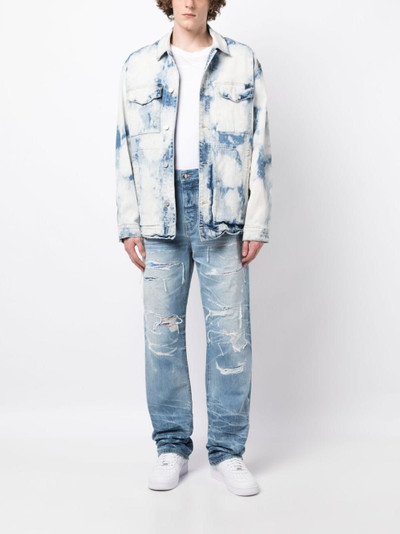 AMIRI distressed lose-fit jeans outlook