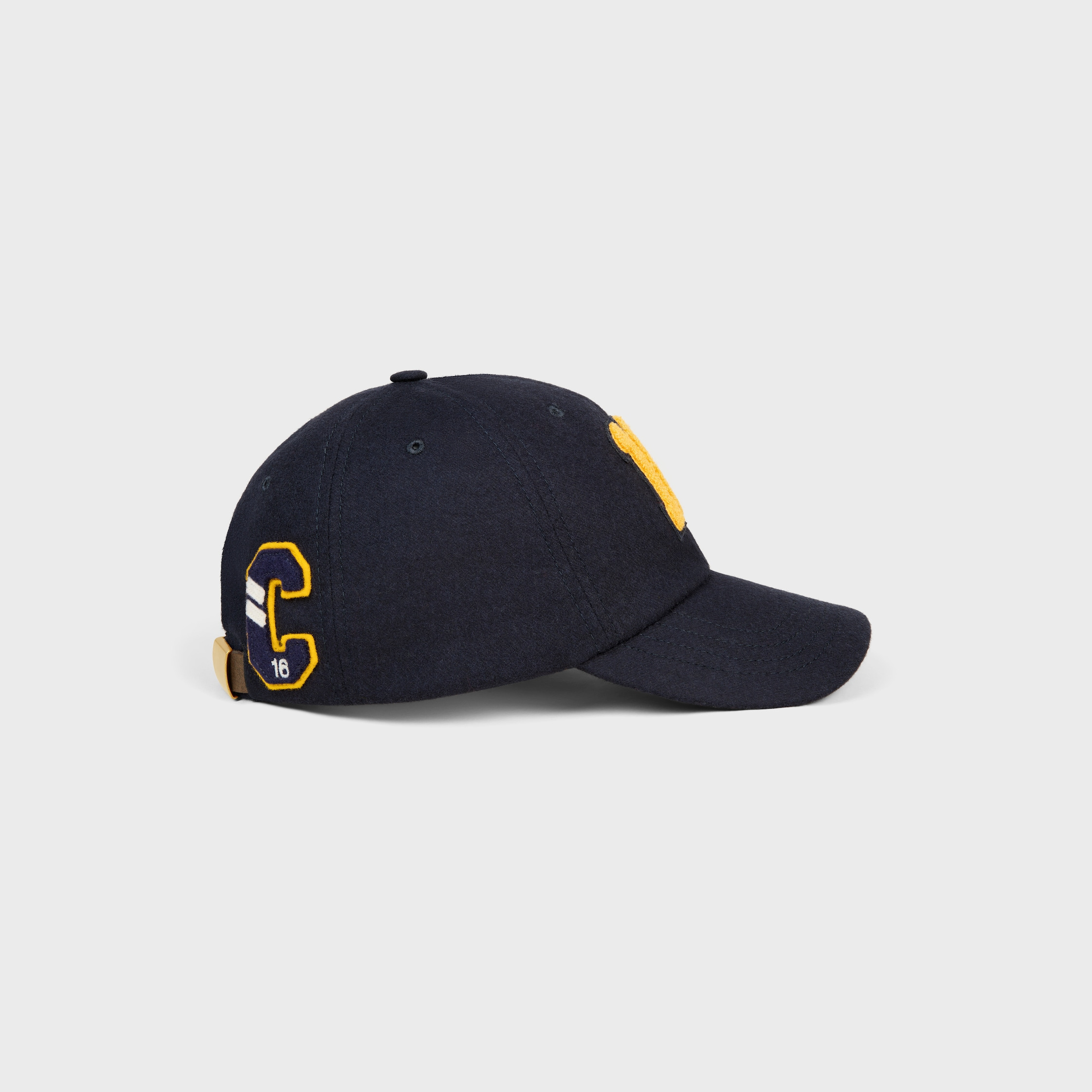 16 baseball cap IN Wool Flannel - 3