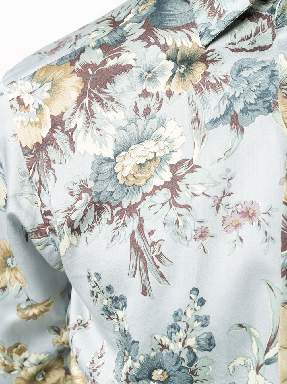 floral print cotton shirt - 5