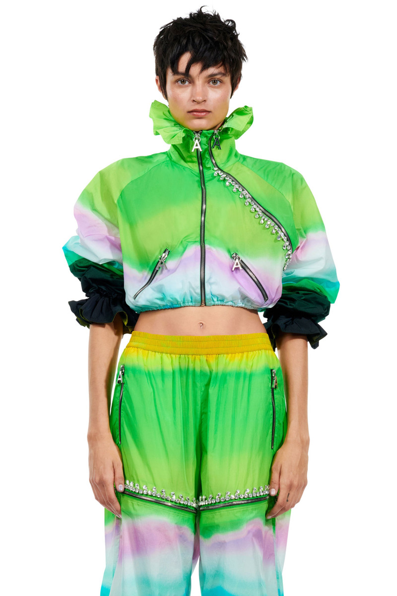 OMBRE NYLON RUFFLE JACKET 3