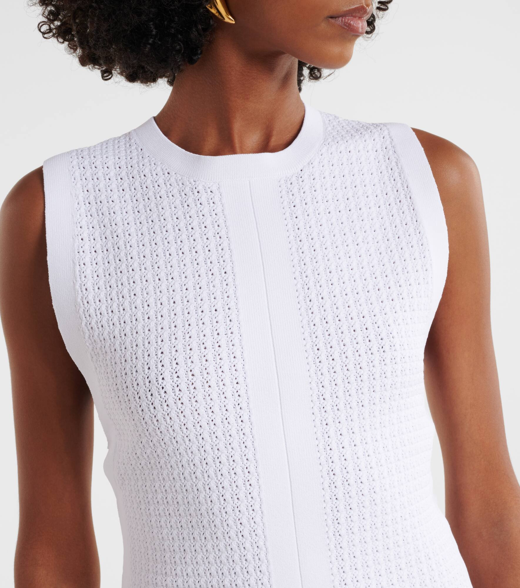 Open-knit minidress - 4