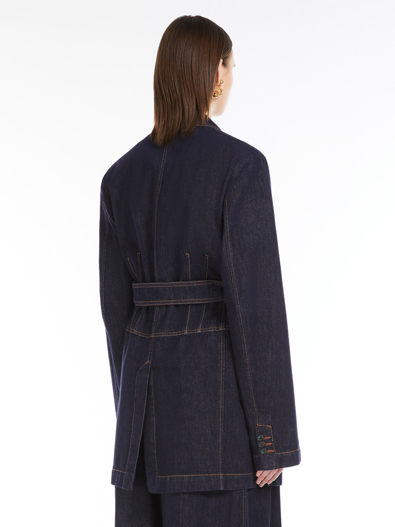 DOMINO Oversized denim blazer 4