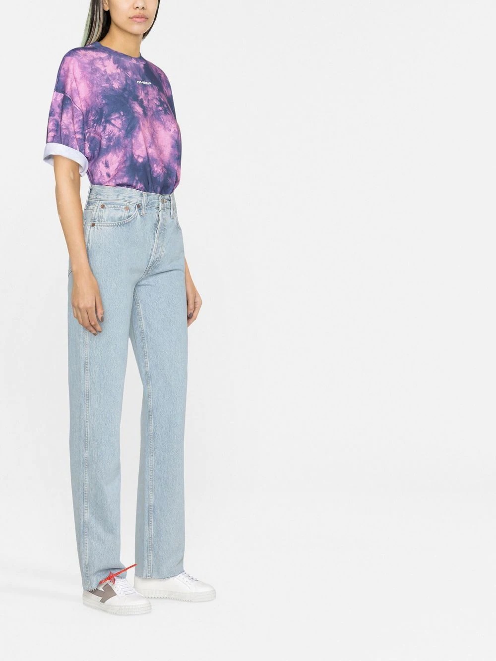 90s high-rise straight jeans - 3