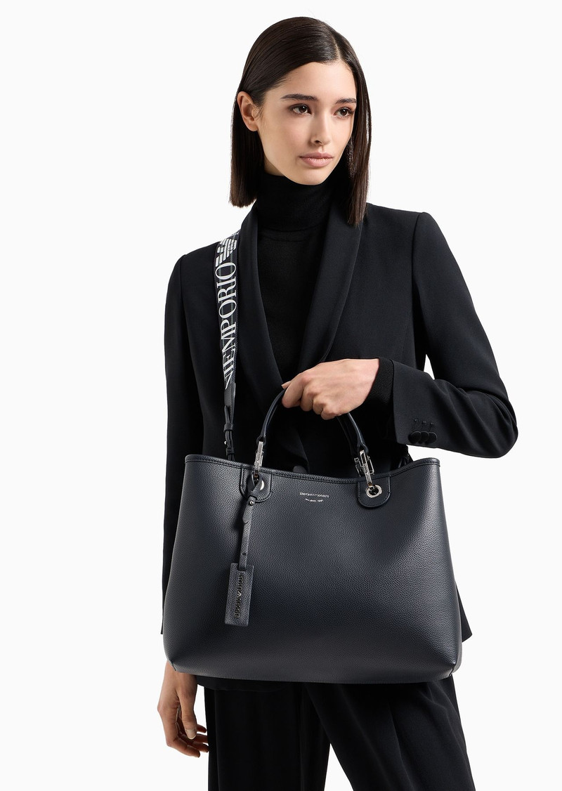 Medium MyEA shopper bag with deer print 8