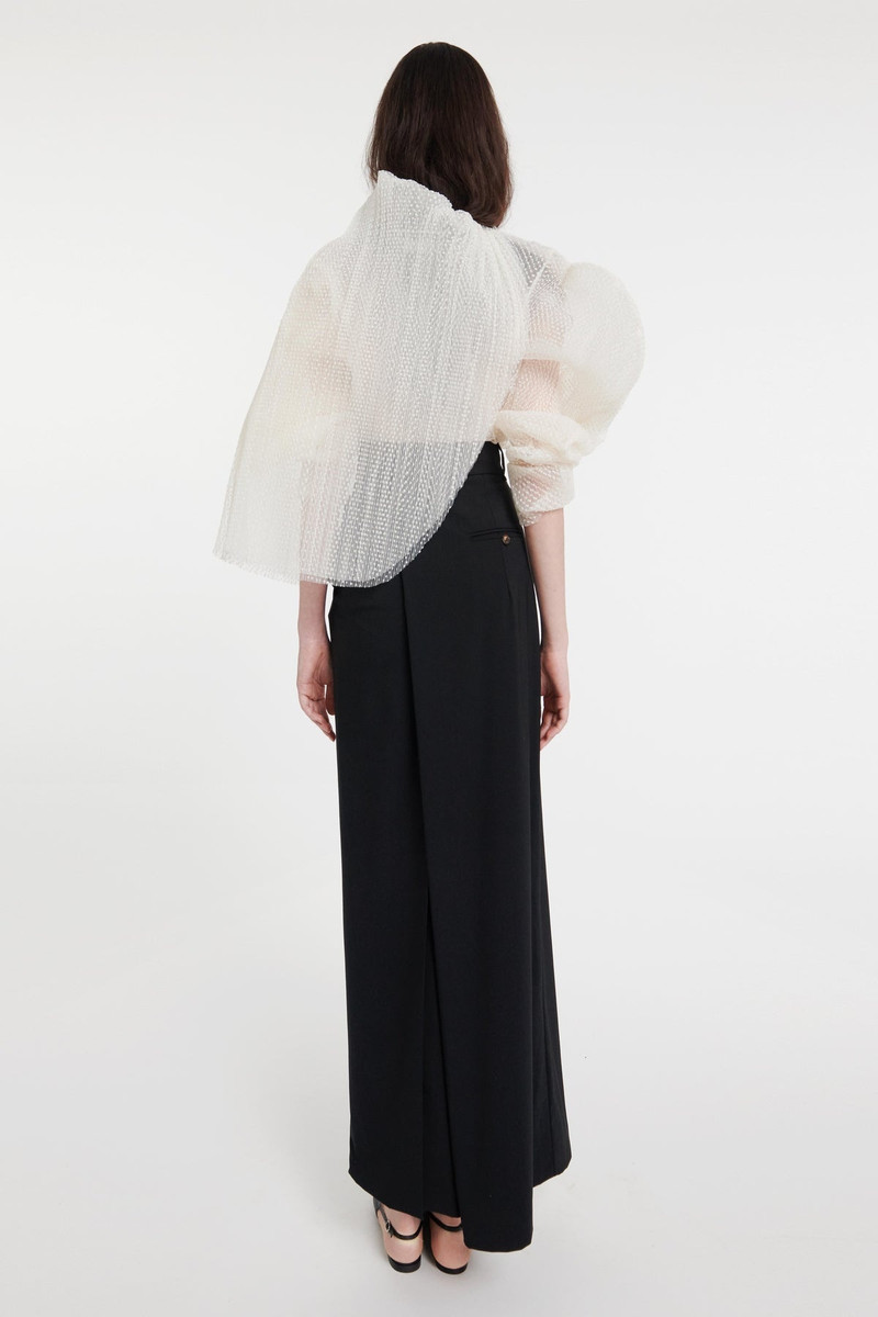 DECONSTRUCTED TROUSERS SKIRT BLACK 4