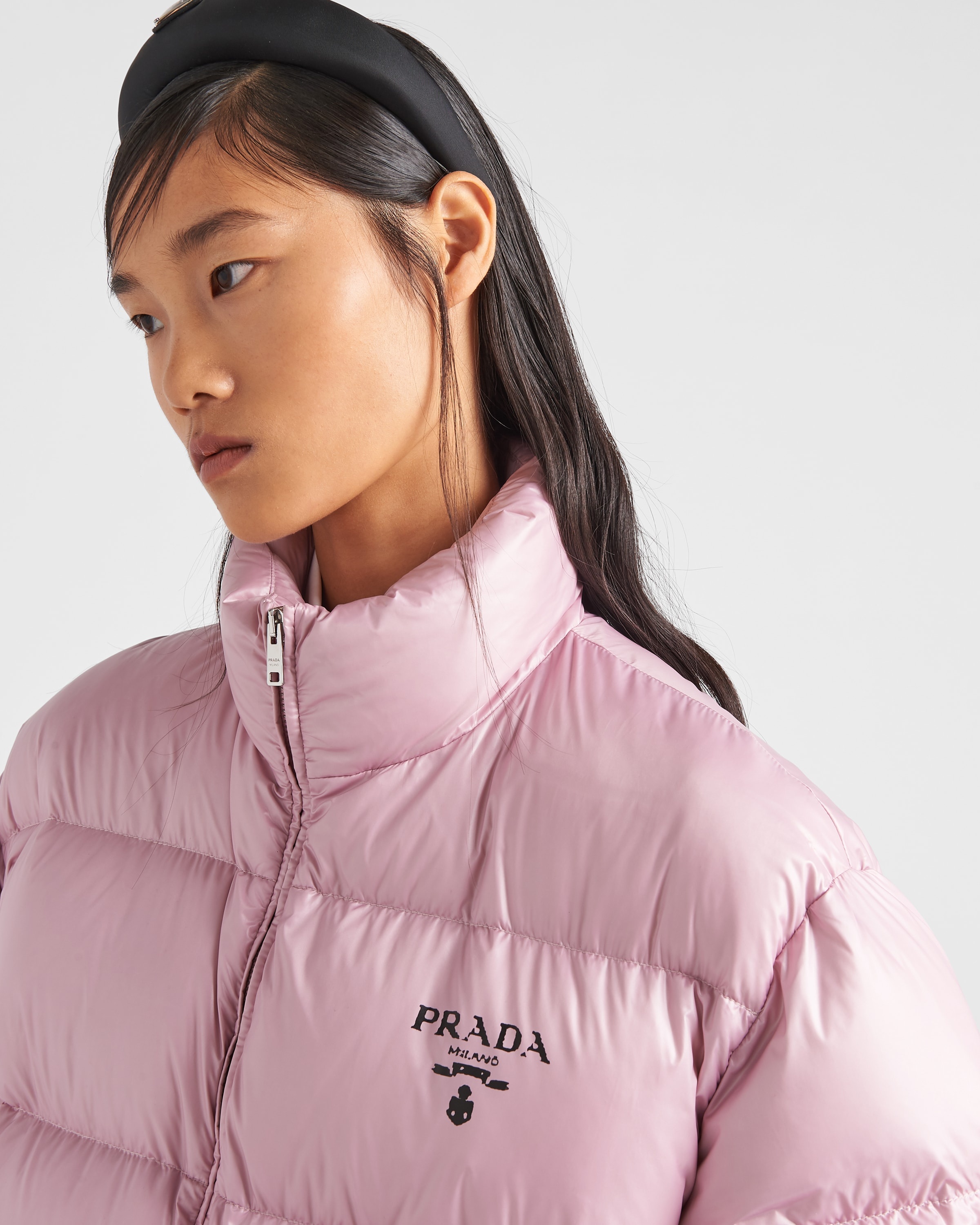 Re-Nylon hooded down jacket - 3