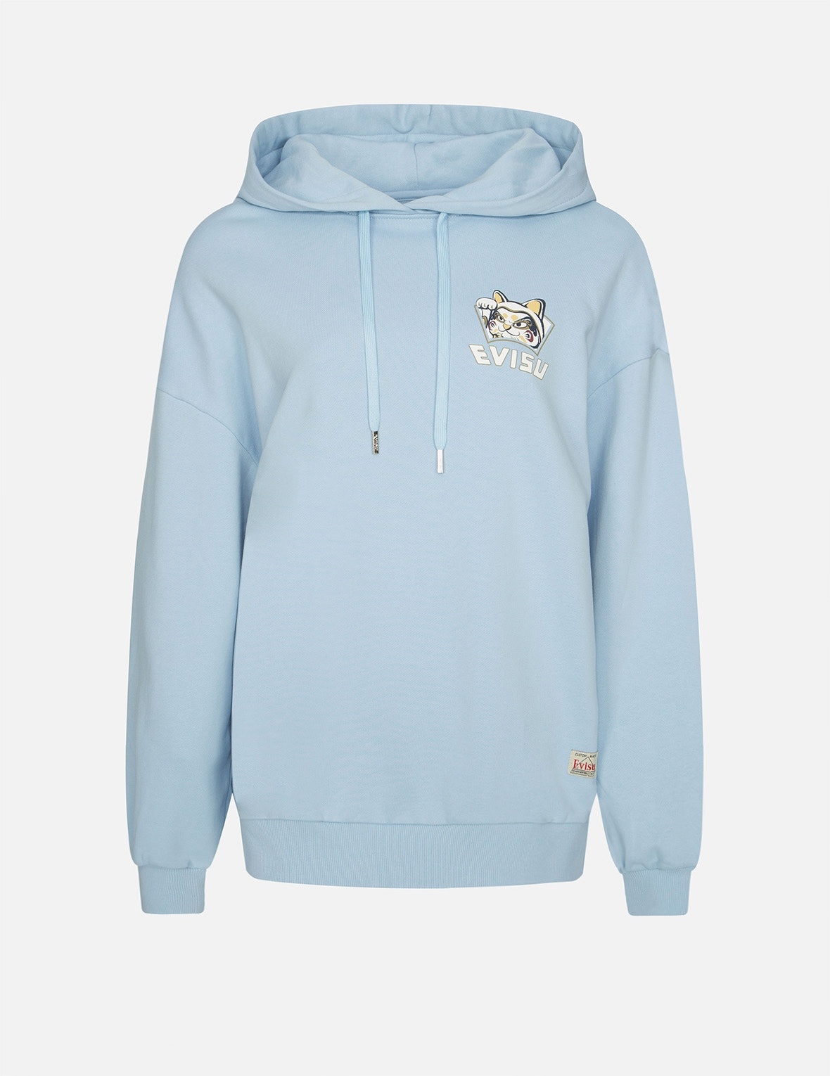 “FORTUNE CAT AND DARUMA” DOUBLE DAICOCK PRINT HOODED SWEATSHIRT - 2