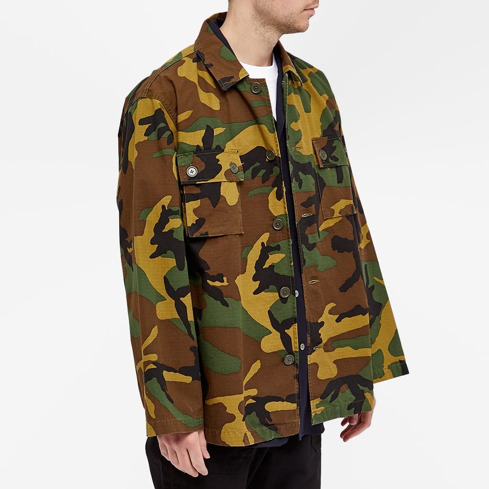 Wacko Maria Woodland Camo Army Shirt - 5