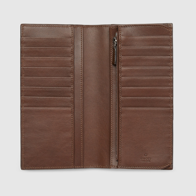 GUCCI GG Emblem long wallet outlook