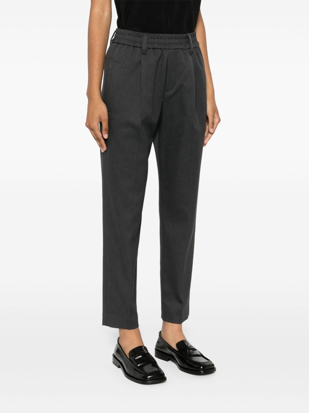 darted slim trousers - 3