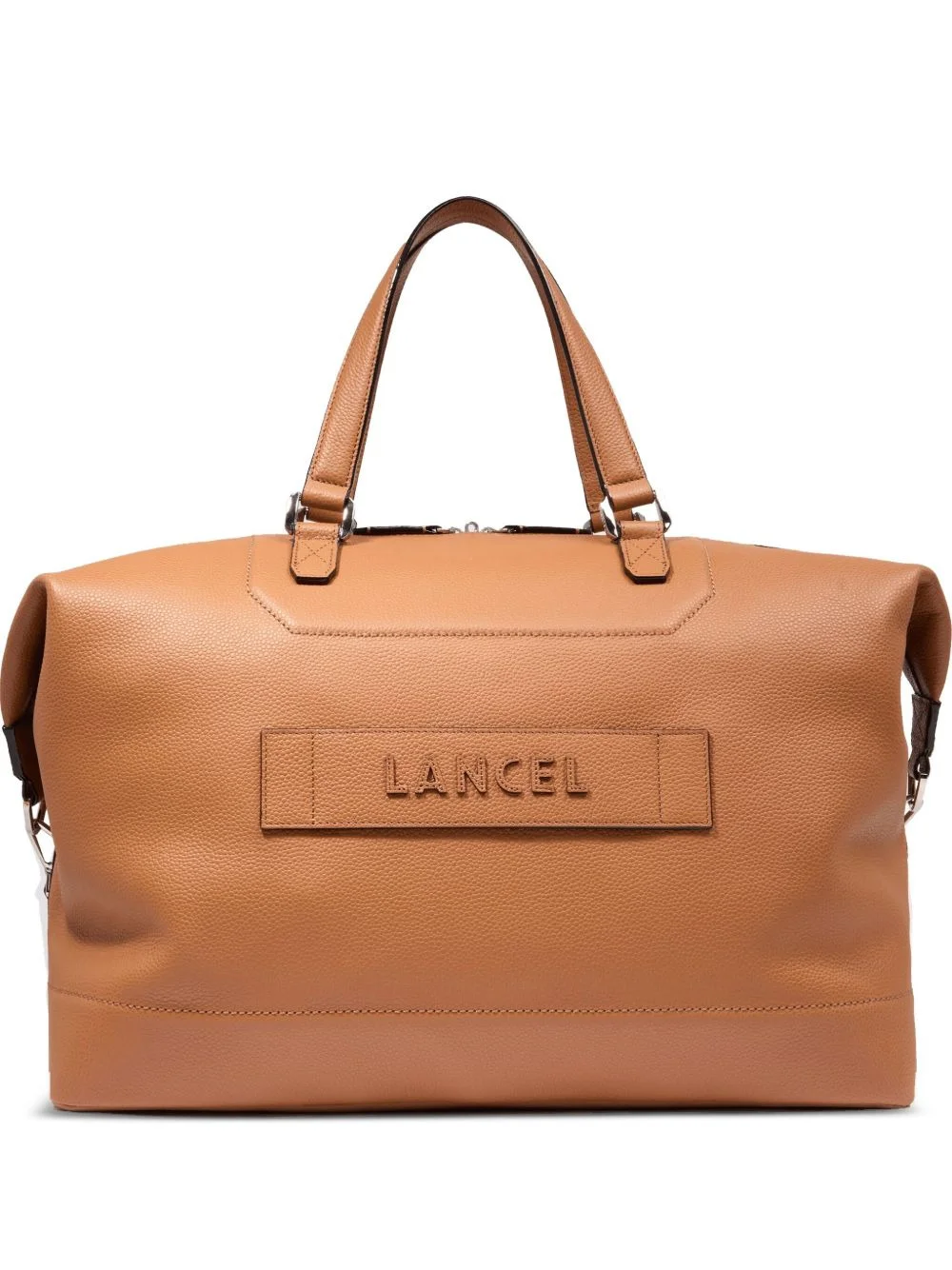 Ninon logo-patch leather holdall - 1