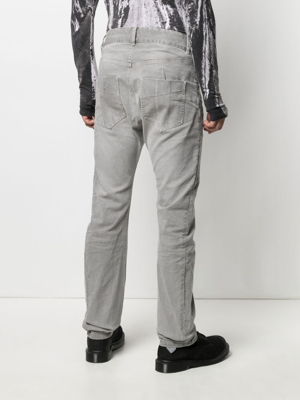 high rise slim-fit jeans - 4