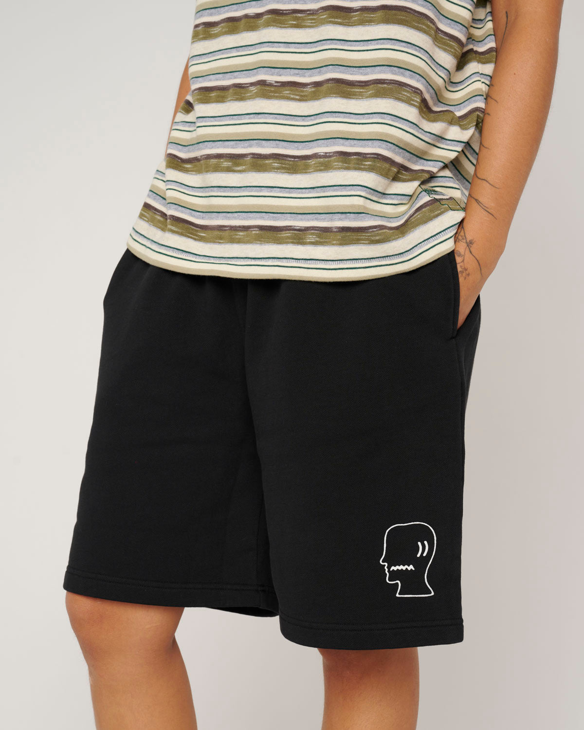 Logohead Rugby Short - Black - 2
