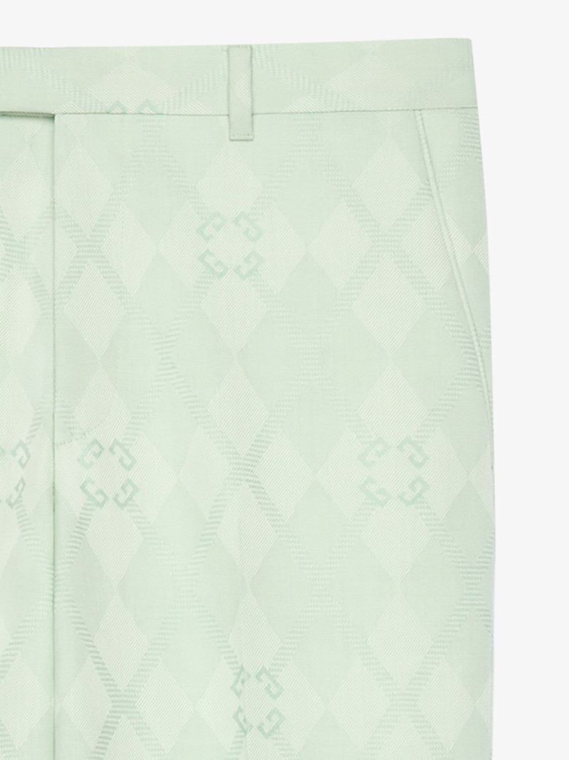 SLIM FIT TAILORED PANTS IN MONOGRAM 72 JACQUARD 2