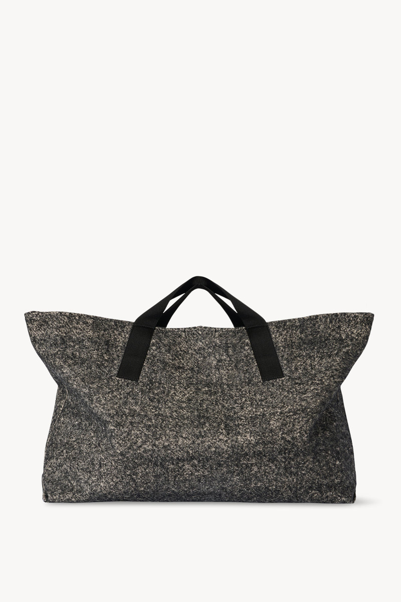 XL Flocked Tote Bag in Cotton and Silk 1