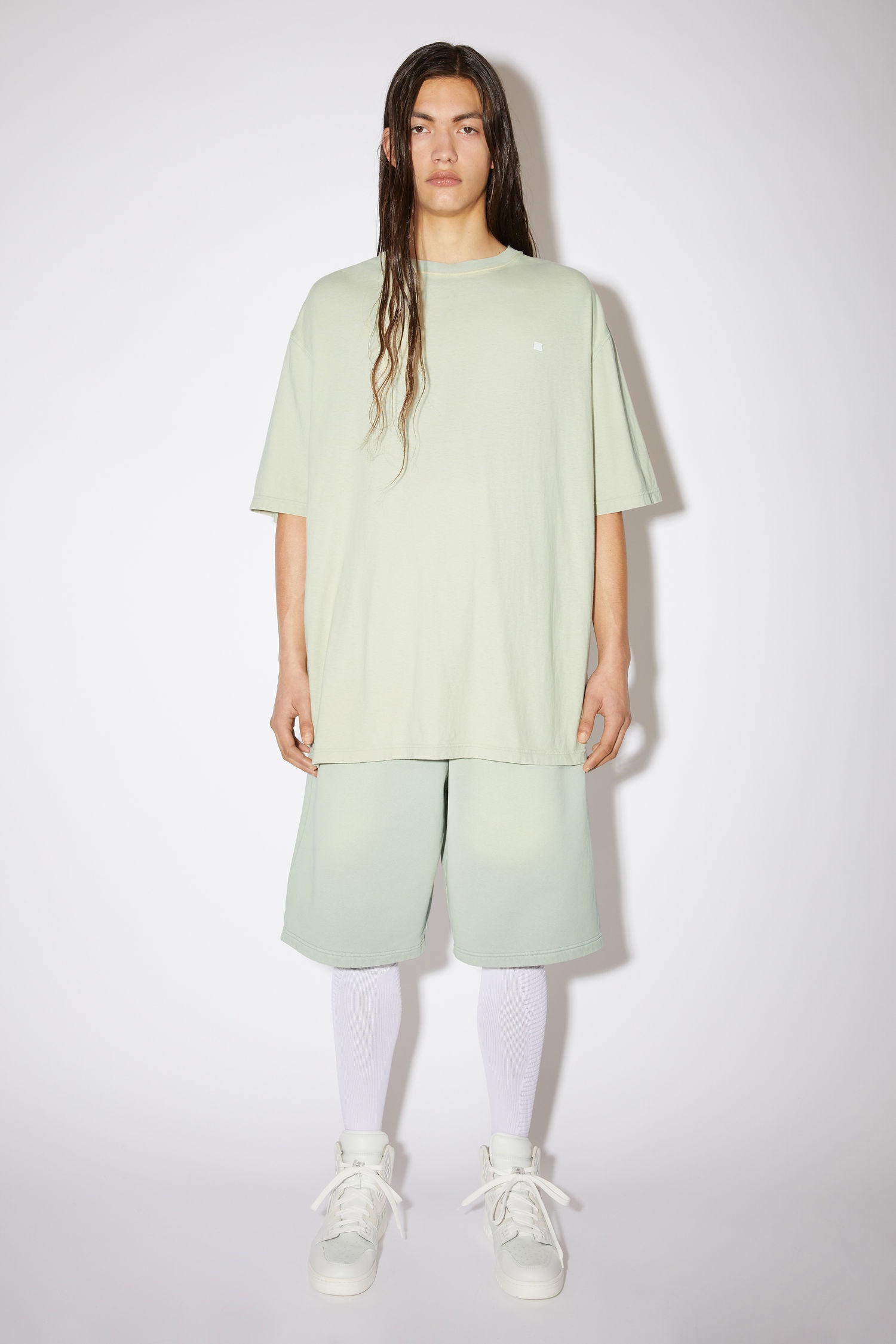 Oversized t-shirt - Dusty green - 2