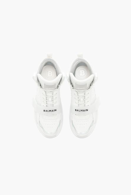 White leather B-Ball sneakers - 4