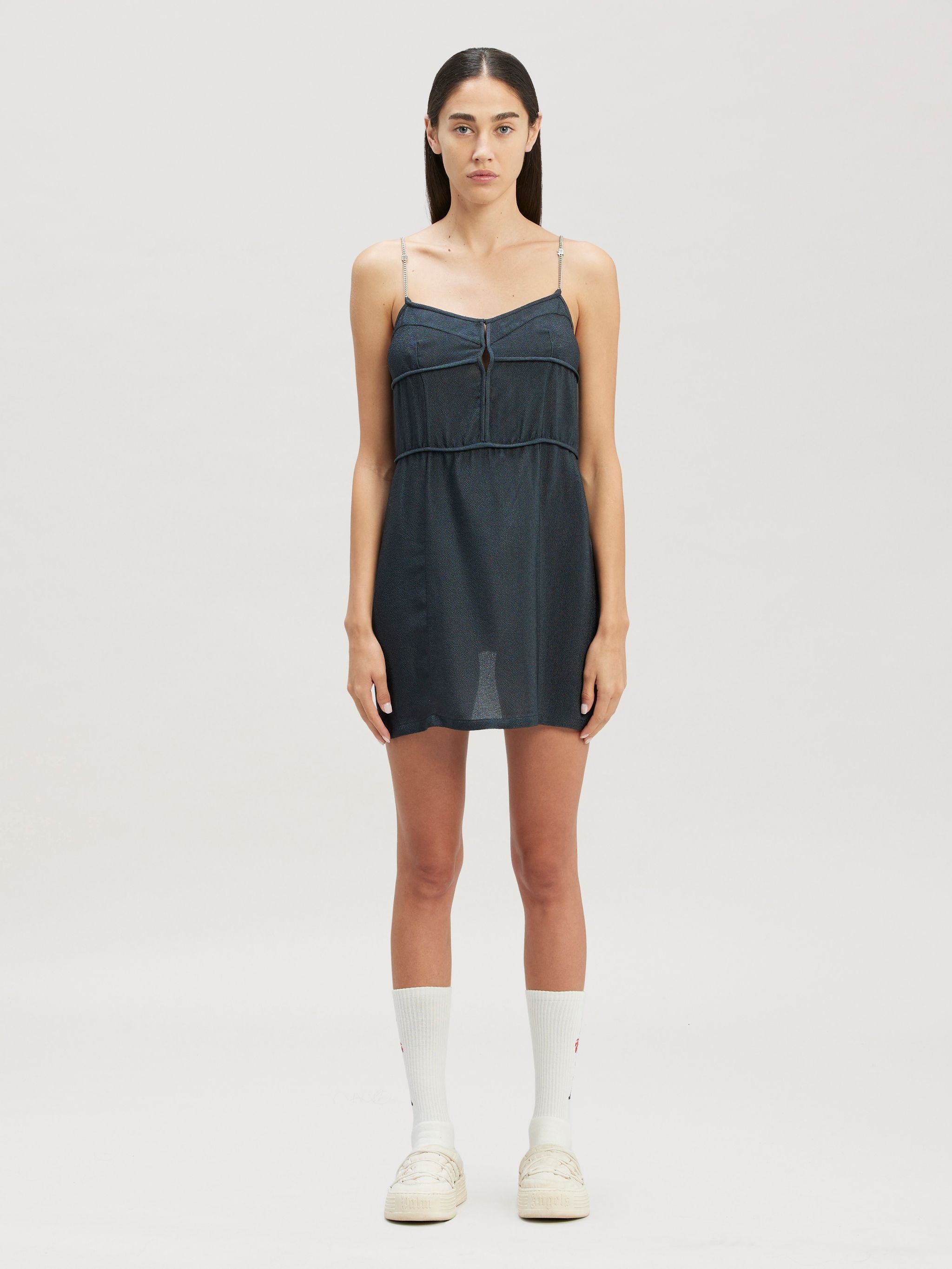 Chain Straps Slip Dress - 3