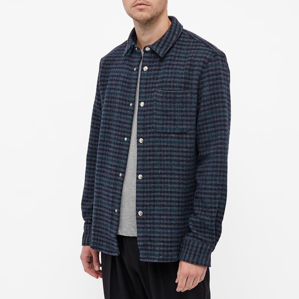 A.P.C. Trek Recycled Check Overshirt - 5