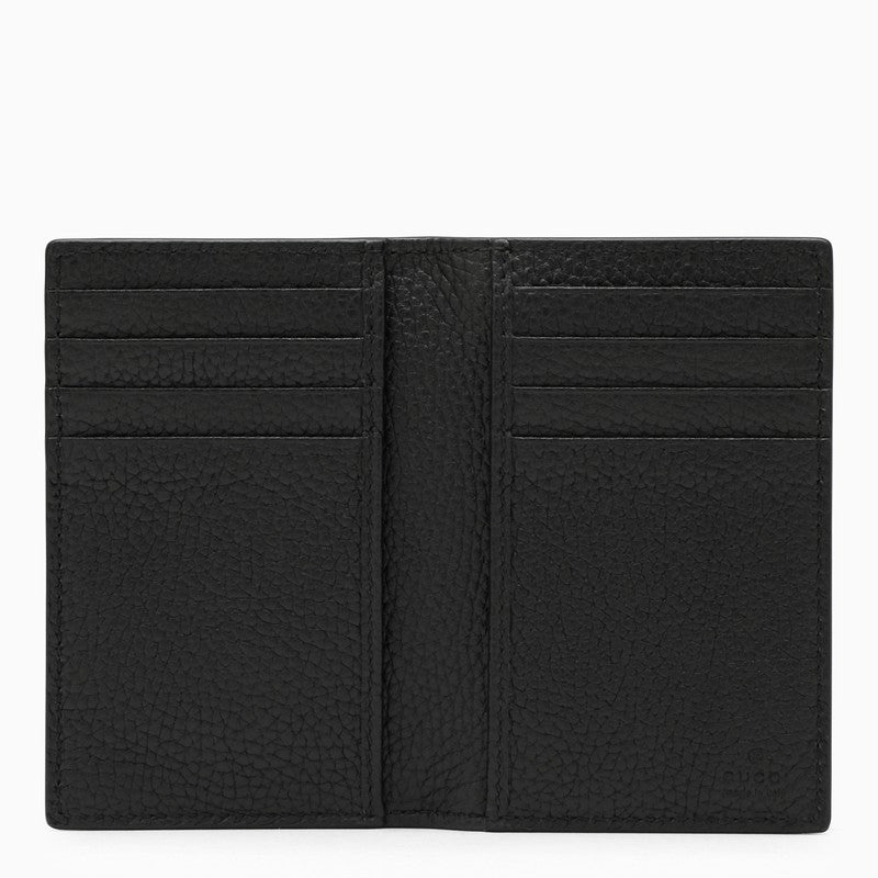 Gucci Black Vertical Wallet In Jumbo Gg Men - 2