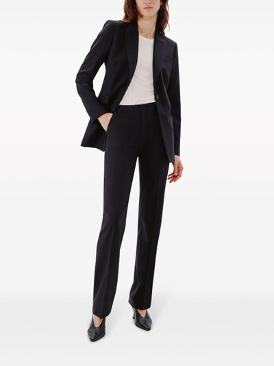 Another Tomorrow slim-cut tailored trousers outlook