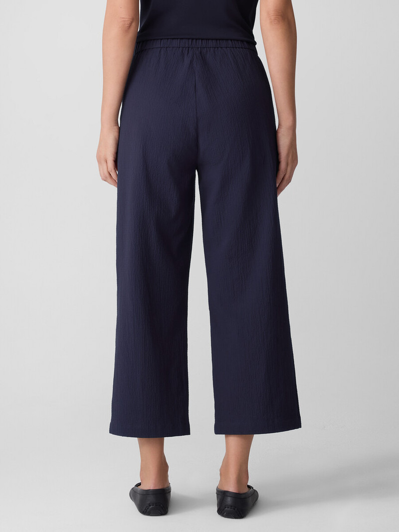 Organic Cotton Pucker Straight Pant 4
