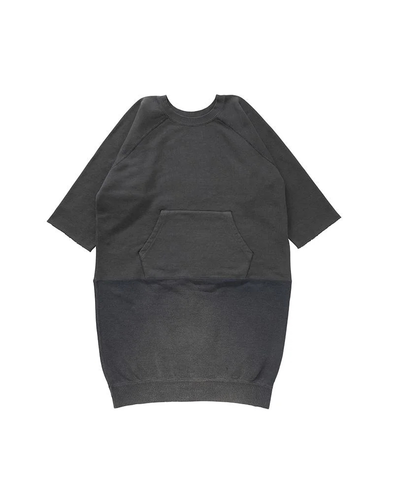 SWEAT DRESS CRASH W BLACK - 1