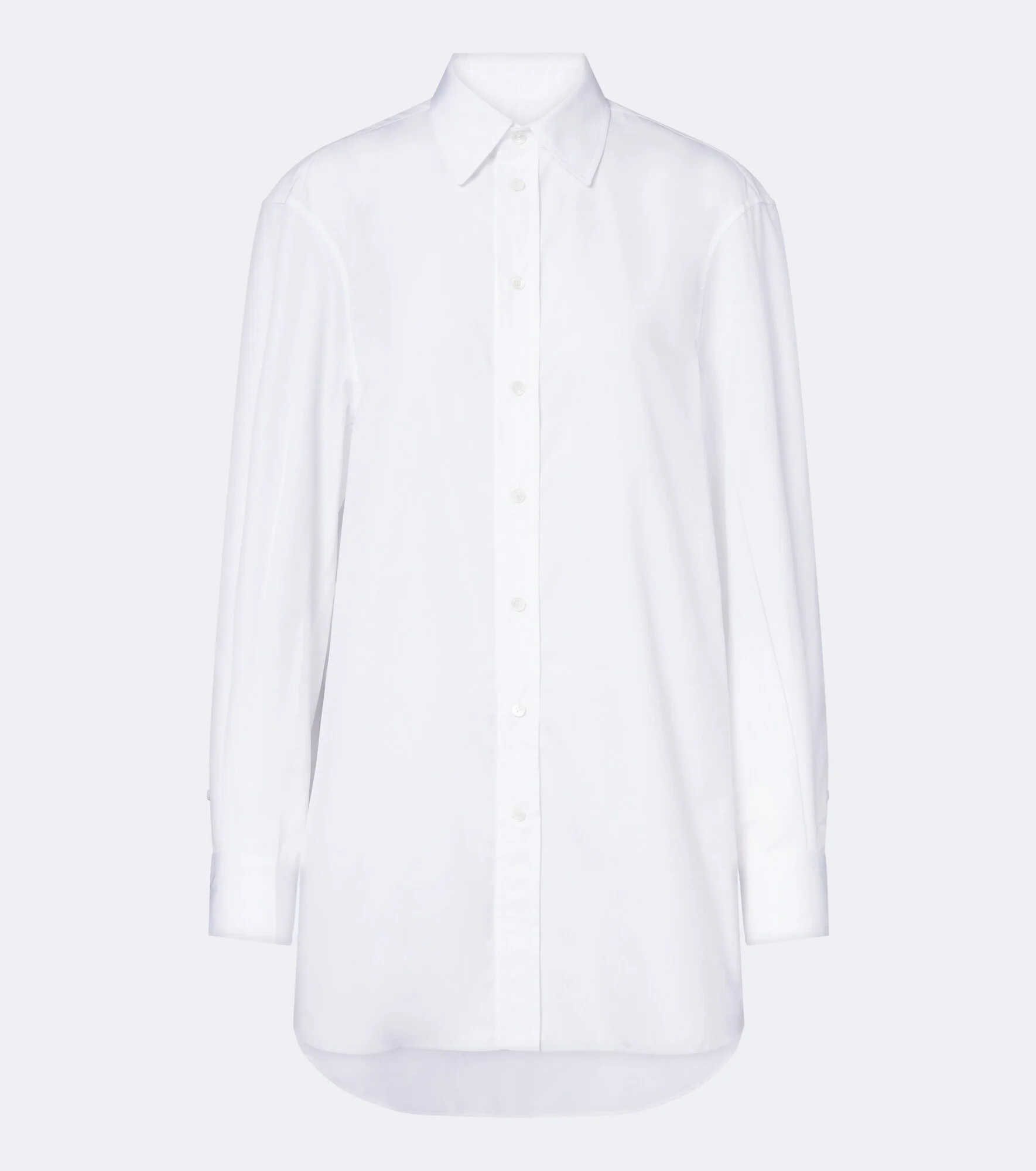 Cotton poplin shirt - 1