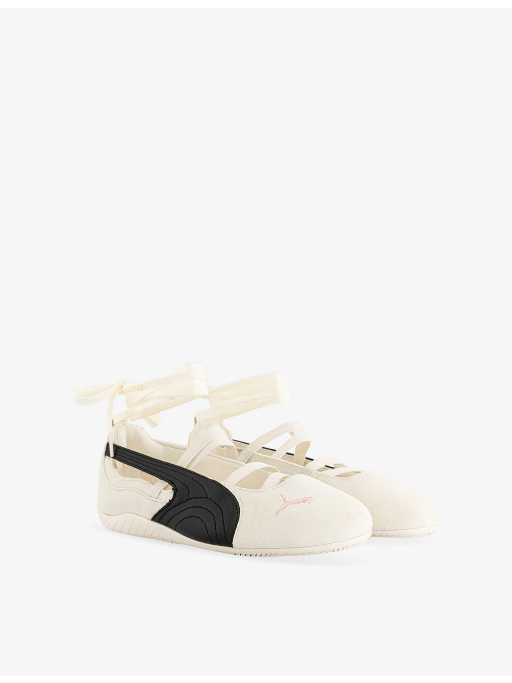 Speedcat SD X Rose Suede Ballet Trainers - 2