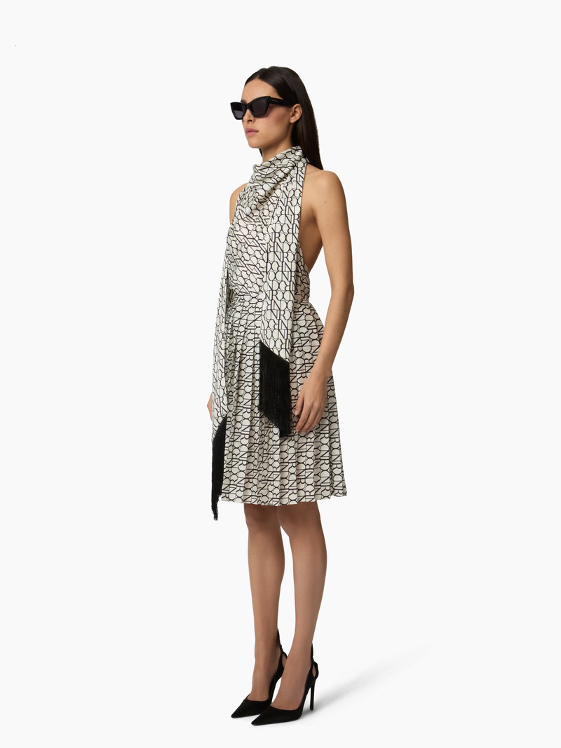 NINA RICCI Halterneck Logo-Print Top outlook