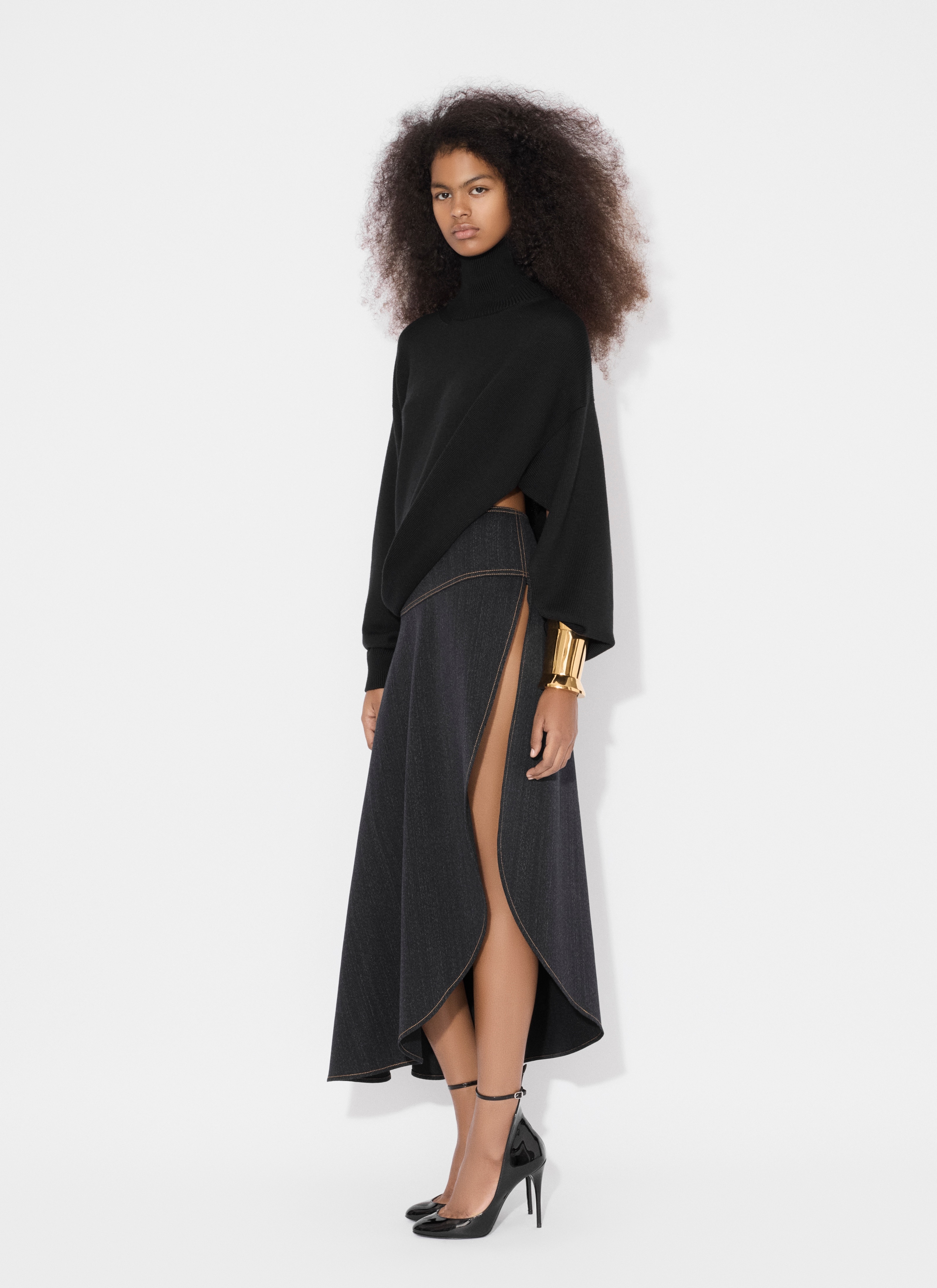 ASYMMETRICAL KNIT JUMPER - 5