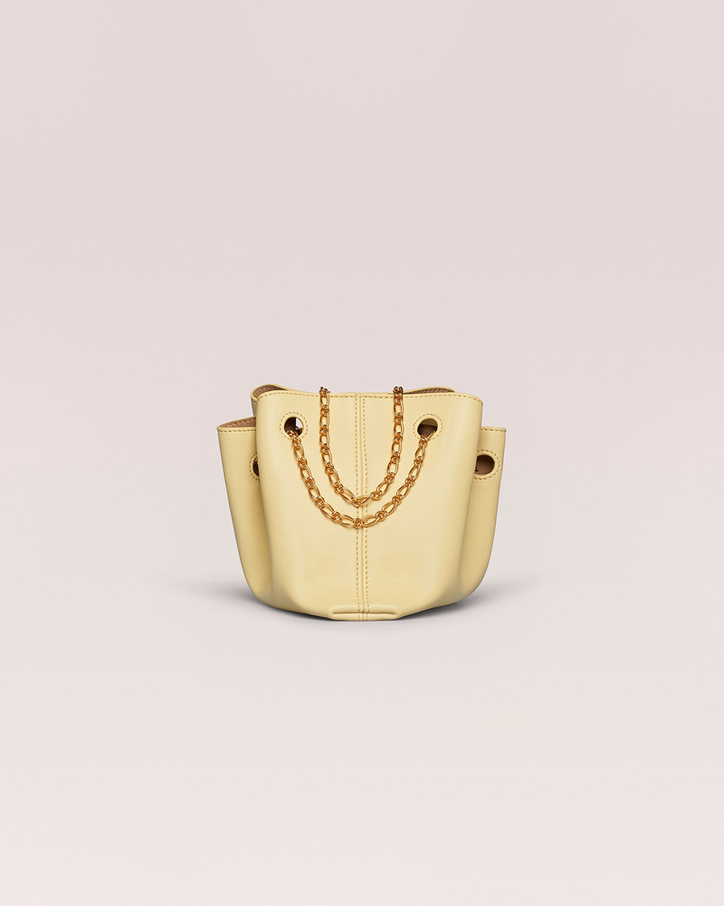 THE GATHER BUCKET MICRO - Evening clutch micro - Vanilla 1